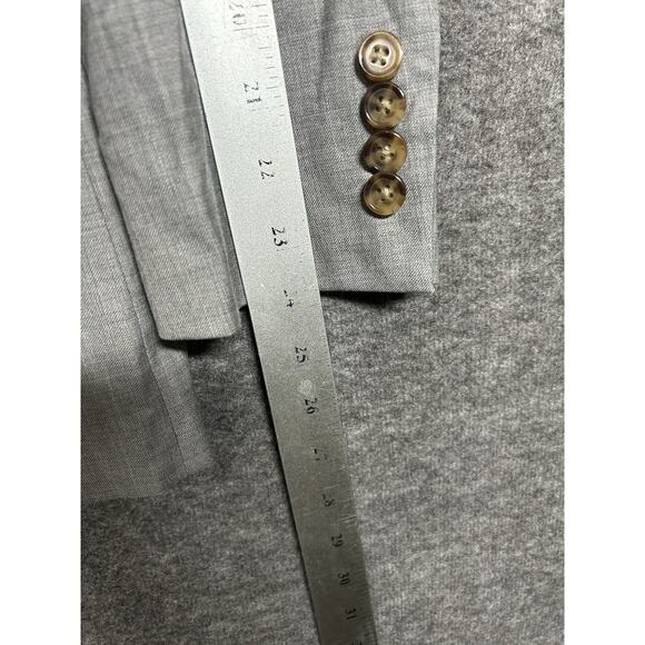 Ralph Lauren Blazer Mens 40R Gray Slim Fit Wool Black Label Sport Coat REAL NICE - Picture 5 of 10